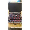 Image 10 : METAL CASE WITH COMPLESE SET OF ROUTER BITS - MOST NEVER USED