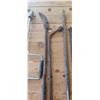 Image 6 : ASSORTED PRY BARS AND TOOLS