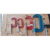 Image 3 : TWO 3" - ONE 4" - ONE 5" AND ONE 6" METAL CLAMPS