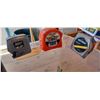 Image 3 : TOTE WITH THREE TAPE MEASURES, PROPANE BOTTLE AND MISC