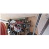 Image 7 : TOTE WITH THREE TAPE MEASURES, PROPANE BOTTLE AND MISC