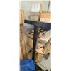 Image 4 : METAL STAND COMES WITH THREE SHELVES AND SCRAP WOOD