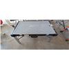 Image 1 : MAXIUM 34" X 18" PORTABLE WORK BENCH WITH  ROLLING WHEELS ON BOTH SIDES, HEIGHT IS ADJUSTABLE, ALSO