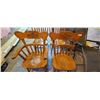 Image 2 : 4 PINE  KITCHEN CHAIRS