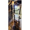 Image 3 : TALL LAMP, COAT RACK AND SUITE CASE