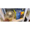 Image 1 : PORTABLE SMALL HEATER AND CLAMP ON FAN