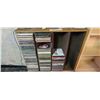 Image 1 : CD RACK WITH 75 +/- CD'S - ROCK AND COUNTRY