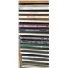 Image 2 : CD RACK WITH 75 +/- CD'S - ROCK AND COUNTRY