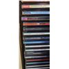 Image 10 : CD RACK/SHELVING UNIT WITH 60 +/- CD'S - ROCK AND COUNTRY
