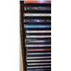 Image 11 : CD RACK/SHELVING UNIT WITH 60 +/- CD'S - ROCK AND COUNTRY