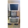 Image 1 : THREE TELEVISIONS - SANYO'S