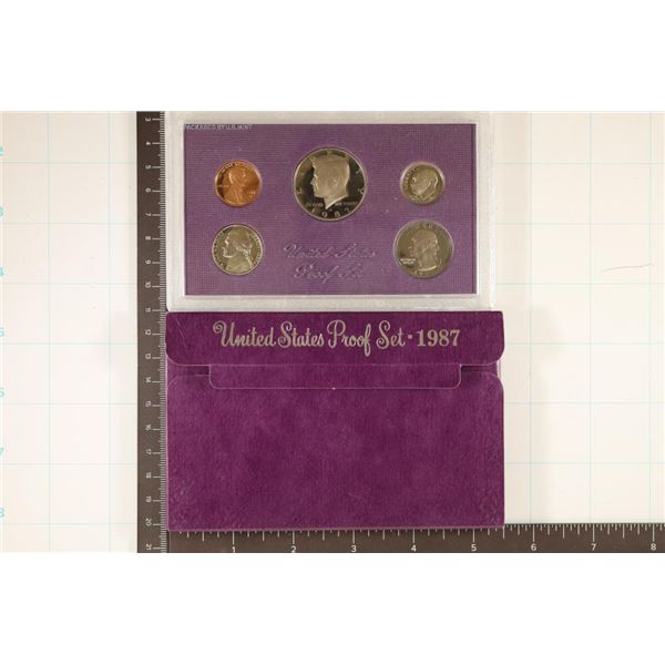 1987 US PROOF SET (WITH BOX)