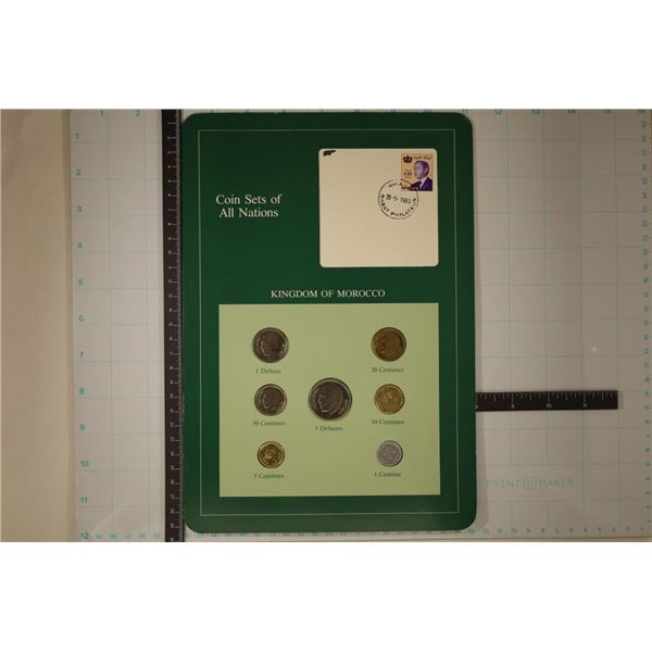 COIN SETS OF ALL NATIONS "KINGDOM OF MOROCCO" 7