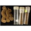 Image 1 : 3-50 CENT SOLID DATE ROLLS OF LINCOLN WHEAT CENTS: