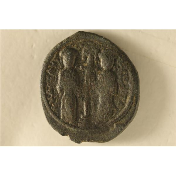 ROMAN ANCIENT COIN ROUGHLY QUARTER SIZED