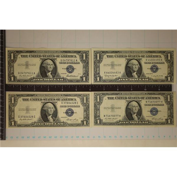 2-1935-E, 1957 & 1957-B US $1 SILVER CERTIFICATES
