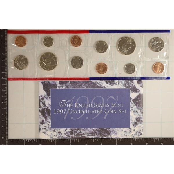 1997 US MINT SET (UNC) P/D (WITH ENVELOPE)