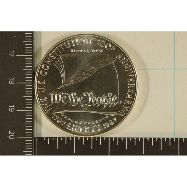 1987-P US PROOF SILVER DOLLAR "US CONSTITUTION"