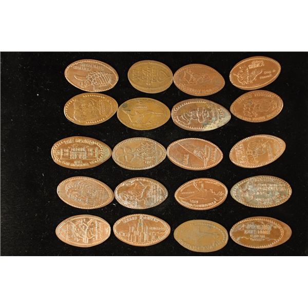 20 ELONGATED CENTS: LUCKY PENNIE, MAUI, MAGIC