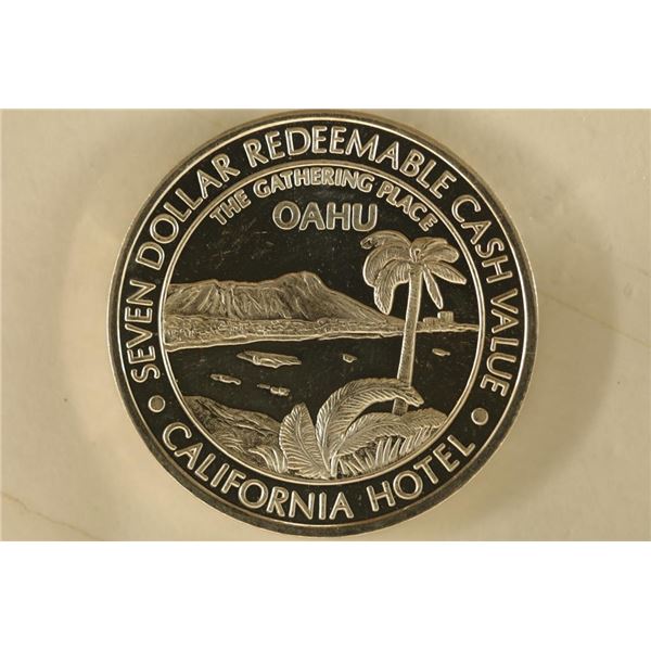 .66 TROY OZ. SILVER PF CASINO TOKEN: CALIFORNIA