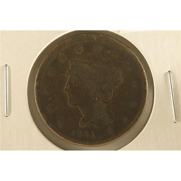 1841 US LARGE CENT