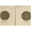 Image 1 : 1906-A & 1906-J GERMAN SILVER 1/2 MARKS COINS