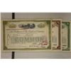 Image 2 : 4 ASSORTED VINTAGE RAILROAD STOCK CERTIFICATES