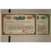 Image 3 : 4 ASSORTED VINTAGE RAILROAD STOCK CERTIFICATES
