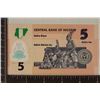 Image 2 : 2019 BANK OF NIGERIA 5 NAIRIA CRISP UNC POLYMER