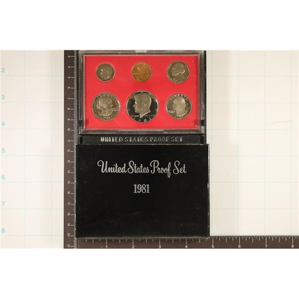 1981 US PROOF SET (WITH BOX)