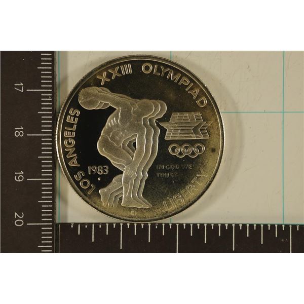 1983-S US PROOF SILVER DOLLAR "LOS ANGELES
