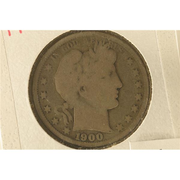 1900-O SILVER BARBER HALF DOLLAR