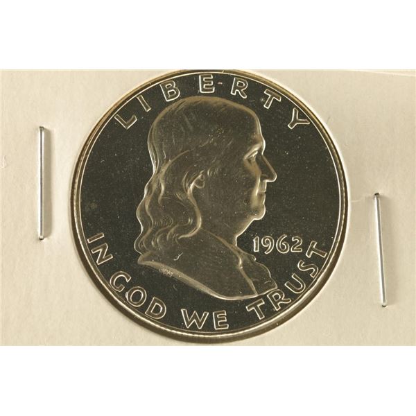 1962 SILVER FRANKLIN PROOF HALF DOLLAR