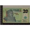 Image 1 : 2018 BANK OF NIGERIA 20 NAIRA CRISP UNC POLYMER