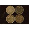 Image 2 : 1853, 54, 56-O & 1857 SILVER SEATED LIBERTY DIMES