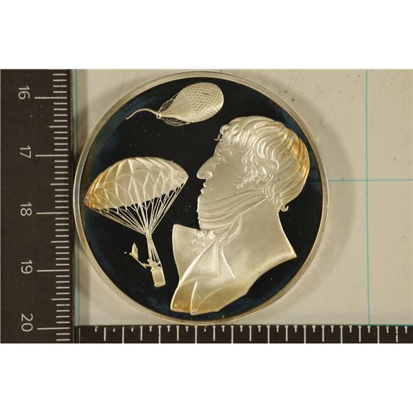 1.28 TROY OZ. PROOF STERLING SILVER PARACHUTE