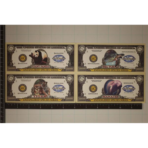 4-2004 US ENDANGERED SPIECES CU COLORIZED: