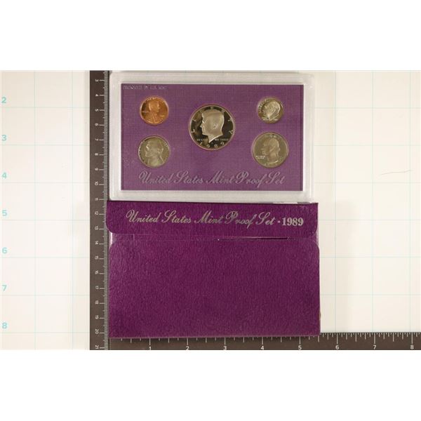 1989 US PROOF SET (WITH BOX)