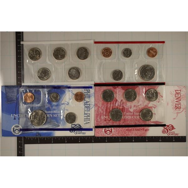 1999 US MINT SET (UNC) P/D (WITH ENVELOPE)