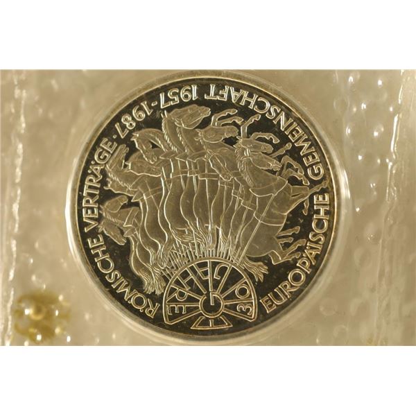 1987-G GERMAN SILVER PROOF 10 MARK .3115 OZ. ASW