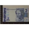 Image 2 : BANK OF BRAZIL 2 REAIS CRISP UNC COLORIZED BILL
