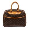 Louis Vuitton Brown Monogram Deauville Satchel Bag