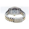 Image 6 : Rolex 36MM Two Tone Yellow Gold And Steel Black Diamond Datejust Wristwatch