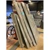 Image 4 : Group of washroom stall panels (made of metal)