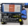 Image 2 : Group lot - Bricc 40pc. Socket set - Socket set - Tie down + screen