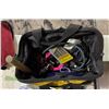 Image 3 : Group lot - DeWalt contractor bag w/ misc tools - Small plastic organizer w/ misc electrical connect