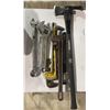 Image 1 : Group lot - Misc large wrenches - x2 crescent wrenches, x3 monkey wrenches 1 3/8" box wrench, Husky 