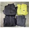 Image 1 : x4 Patagonia Jackets - Approx Value : $720 - Black down (XL Womens) w/tags - Yellow down (L Womens) 