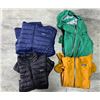 Image 1 : Group lot - x4 Patagonia Jackets - Approx Value : $600 - Copper (L) Mens - Green (L) Mens - Black (X