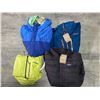 Image 1 : Group lot - x4 Patagonia Jackets - Approx Value : $770- Blue/Copper (L) Mens w/tags - Green (L) Mens